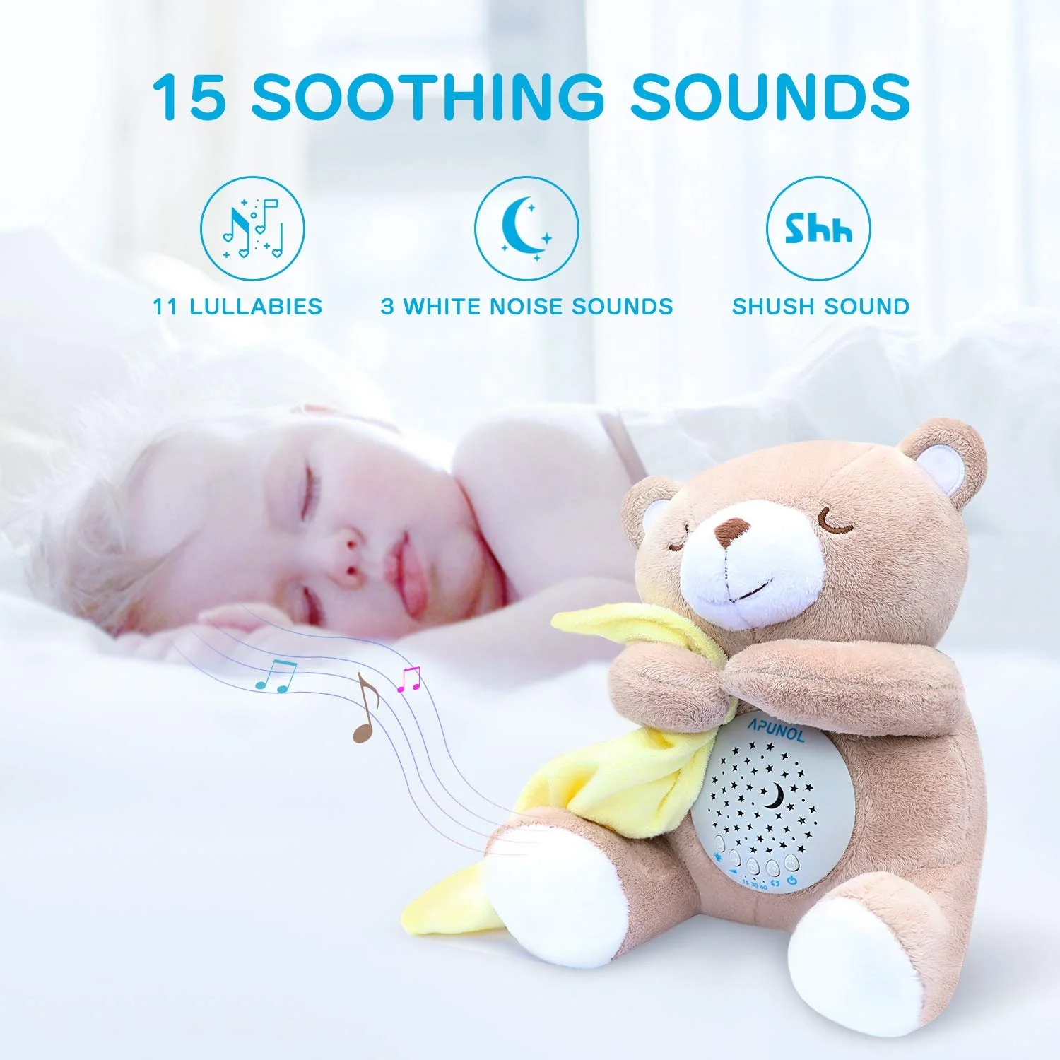 White noise hot sale baby toy