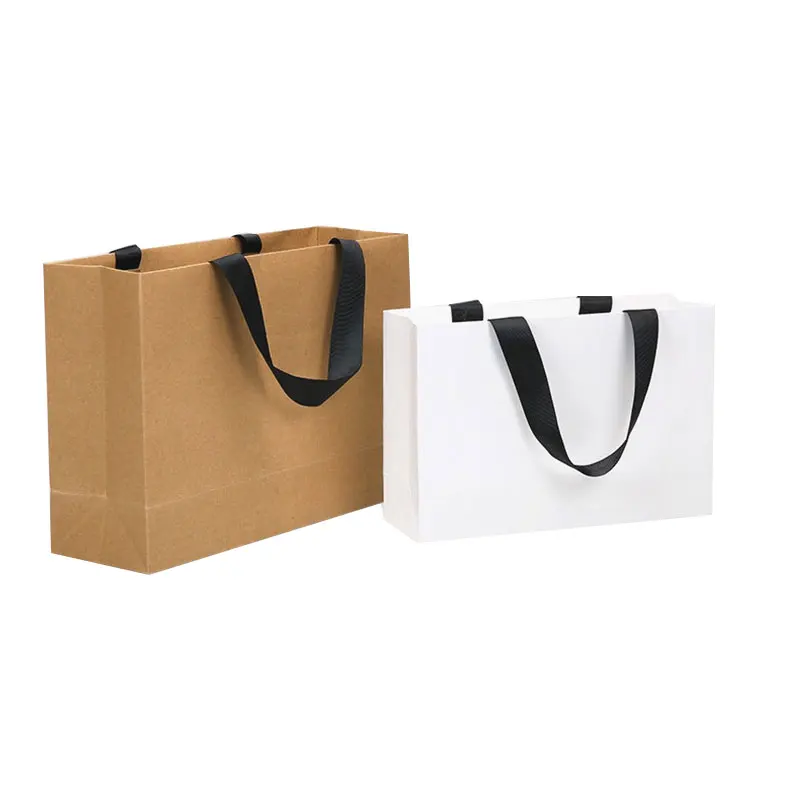 Download Luxury Custom Gift Bags Handle Paper Custom Shoppin Making Flat Kraft Garment Eco Friendly Carrier Ribbon Handle Paper Bag Lot Buy Kraft Paper Bag Lot Kraft Paper Bag Ribbon Handle Luxury Custom Gift