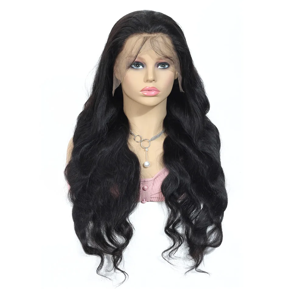 

360 Lace Body Wave Brazilian Human Hair Wig Wholesale Price, 100% Virgin Brazilian Body Wave Remy Hair Wig Natural Color