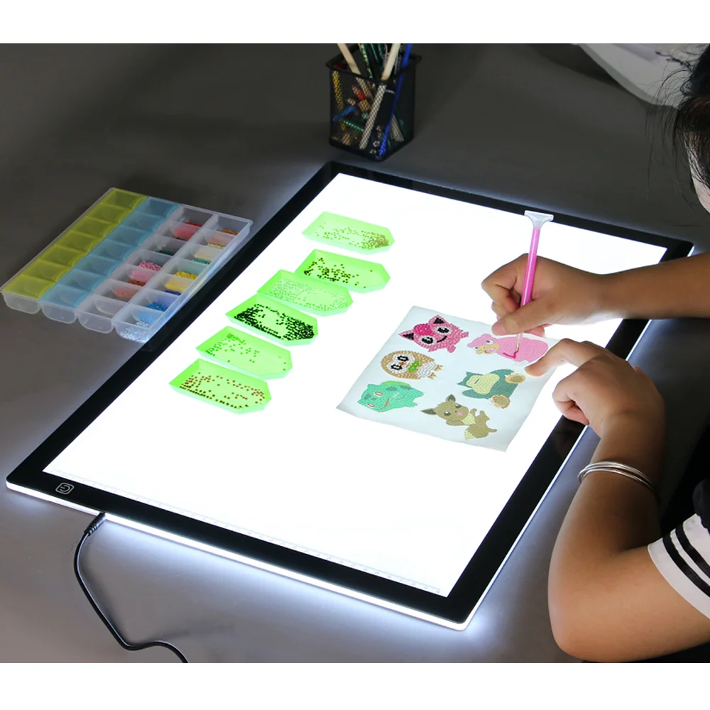 Portable A2 Tracing Board Drawing Pad Acrylic Led Light Pad Drawing Light Box Tracing Light Pad 