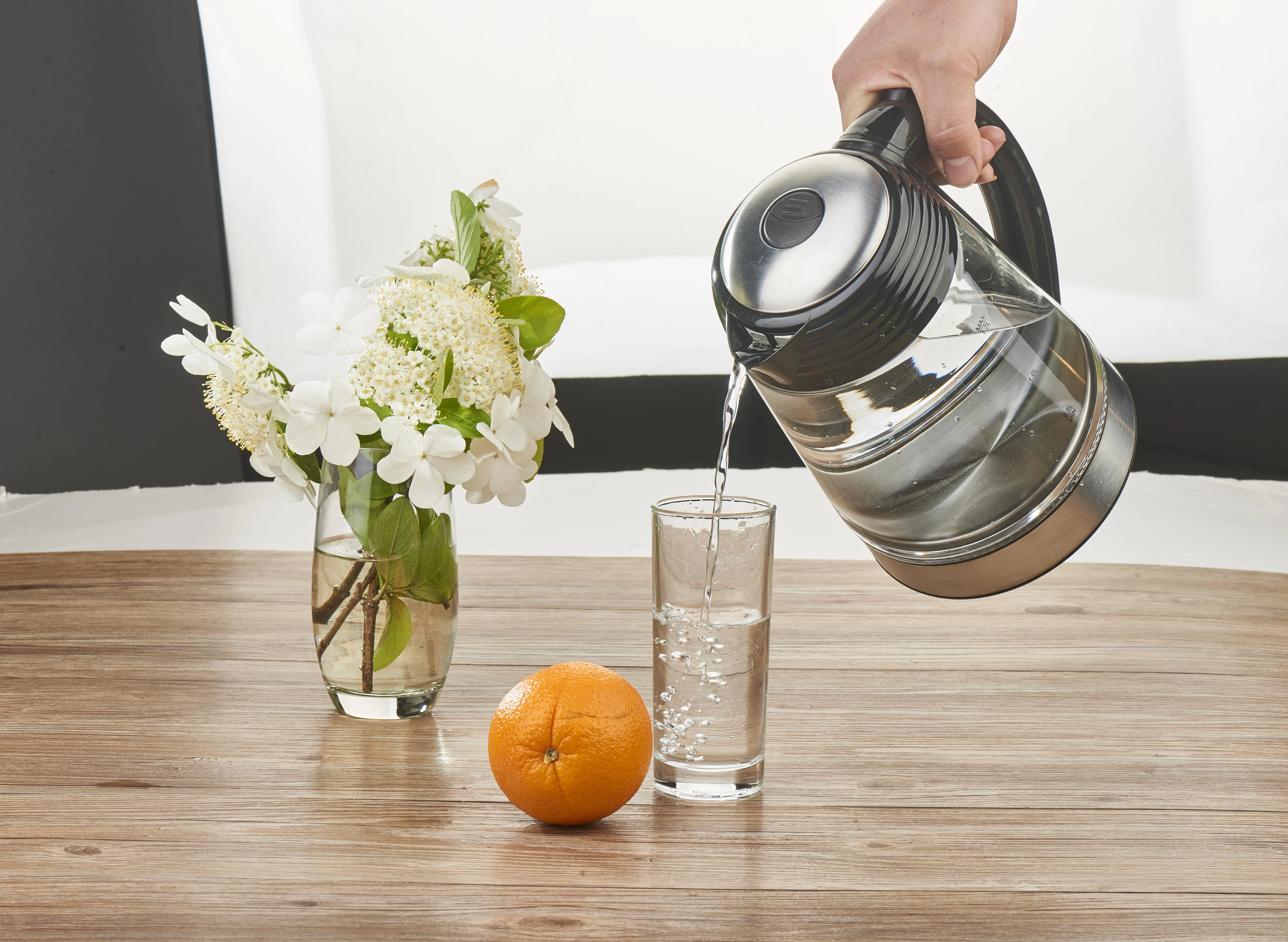 hhb8705 2020新款物品led灯304 s/钢加热器2200w 1.