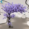 Artificial Blue Cross Cherry Blossom Flower Tree For Photography Photo Background