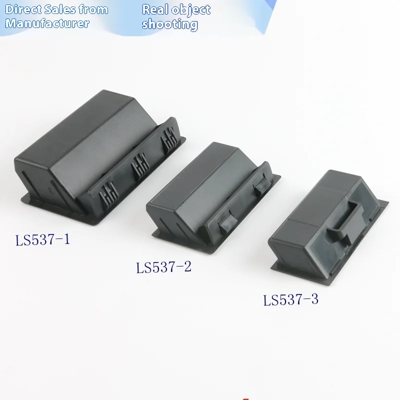 LS537 Concealed Black Cabinet Door Handle Embedded and Plastic with Nylon Handle Metal & Metal Products Category manufacture