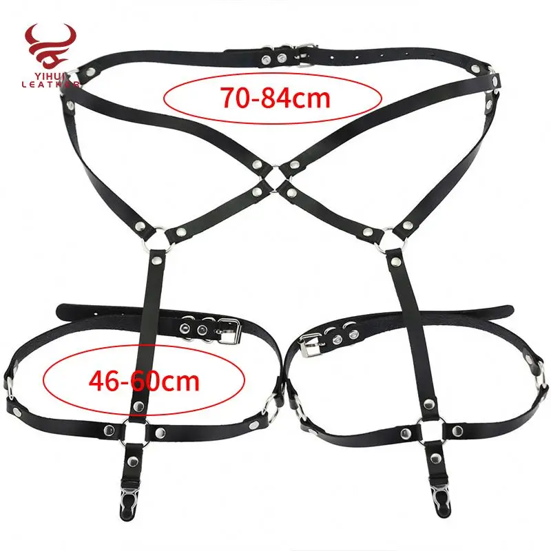 Ladies Suspenders Gothic Style Sexual Body Harness Stocking Bondage