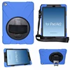 Full-body Rugged Protective Case for iPad Air 2 With Hand Strap and Carrying Shoulder Strap