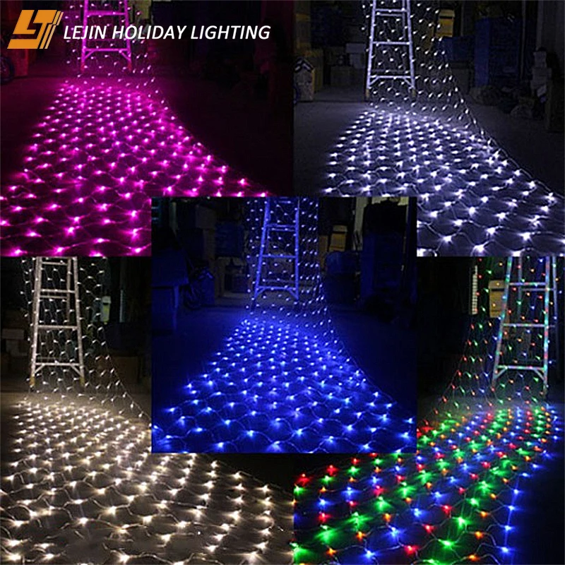 waterproof led led decorative ceiling net lights for christmas