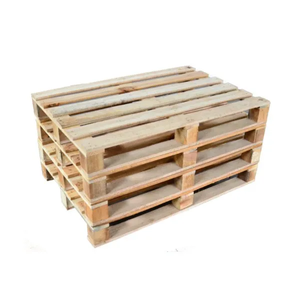 Wooden Pallet Heavy Duty Large Stackable Reversible Euro Pallet Single