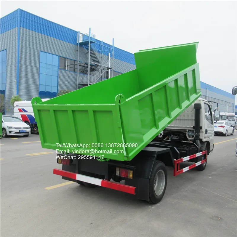 6 Wheel Dump Truck Load Volume Capacity 5 Cubic Meter Forward