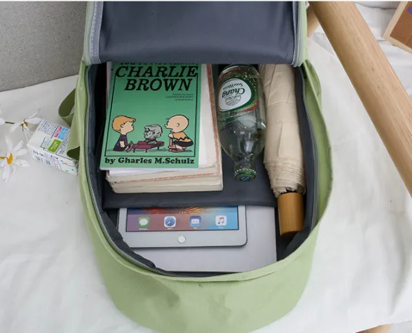 Wholesale 4pcs/set Outdoor bagpack casual kids backpack children cute canvas school bags for teenagers