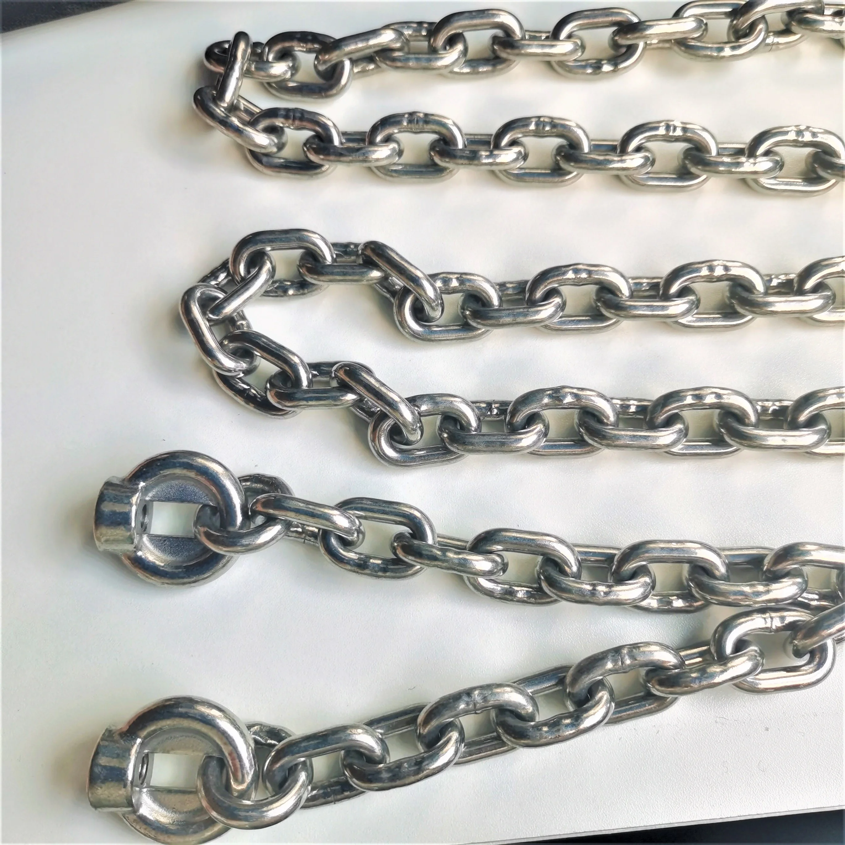 Stainless Steel 304 Stainless Steel Chains Din766 Swing Chain 5mm / 6mm ...