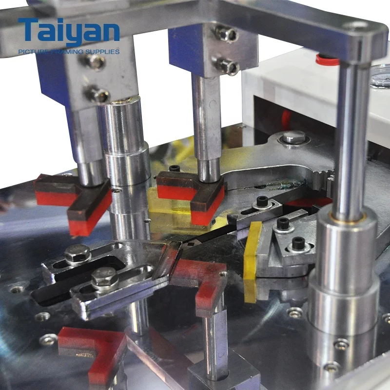 Tsj37 Automatic Airopreated Picture Frame Joint Machine Wood Picture