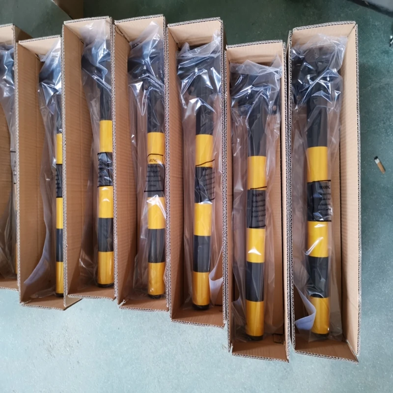 Sistema De Estacionamiento De Coche,Columna Manual,Poste Amarillo Y