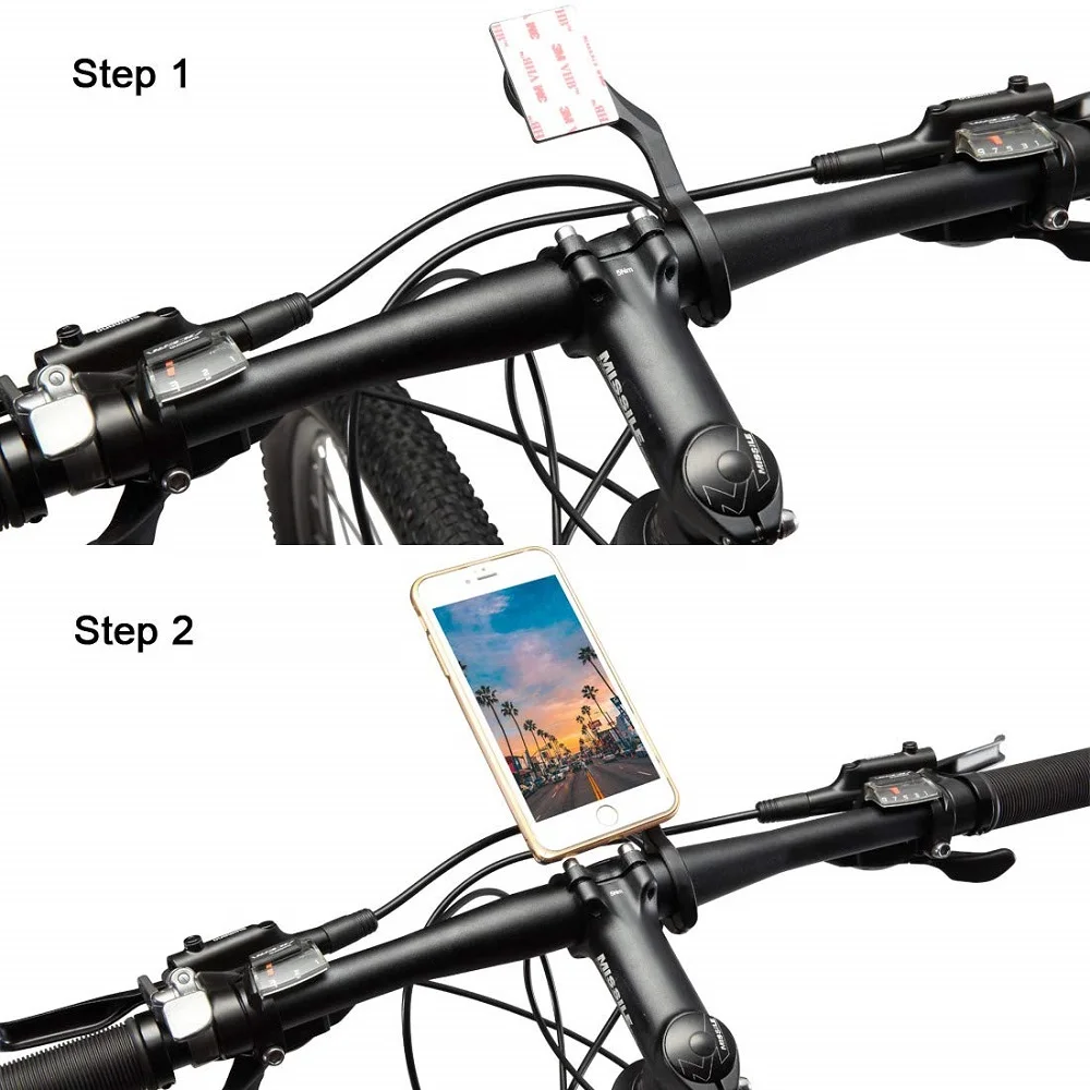 Adaptateur Adhésif Universel pour Téléphone Compatible avec Le Support Vélo Garmin Edge