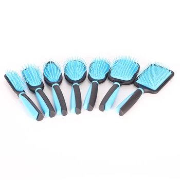 Blue Black Handle Blue Bristle Different Types Plastic Hair Comb