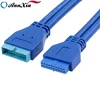 Factory Direct USB 3.0 Motherboard to Rear Chassis PIC Bezel 20pin Male to Female Extension Cable 0.5M