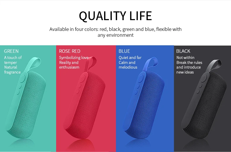 TWS Waterproof Speakers Bluetooth Wireless Home Theatre System Speakers Bluetooth with Radio - ANKUX.COM