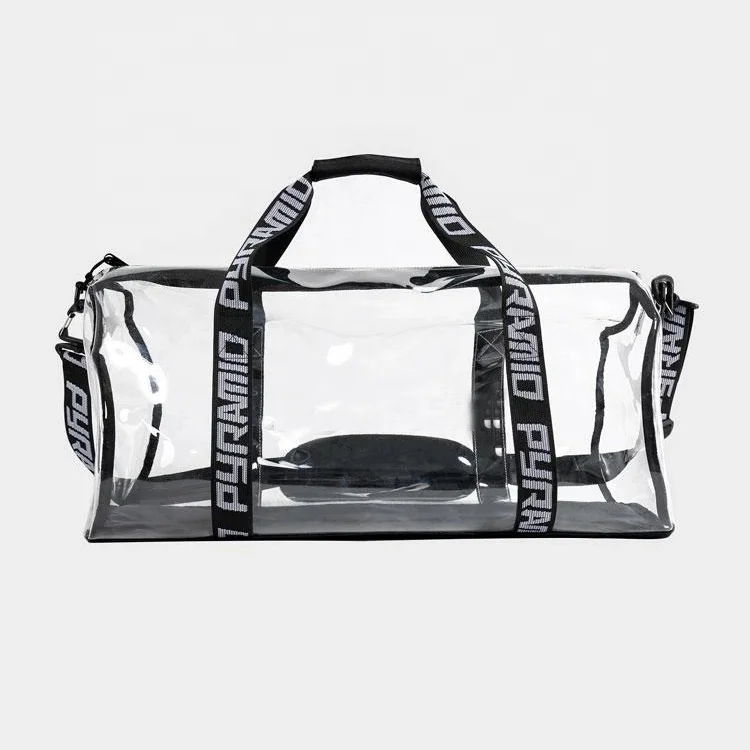 40l Outdoor Pvc Customize Transparent Holographic Duffle Bag Women Tote ...