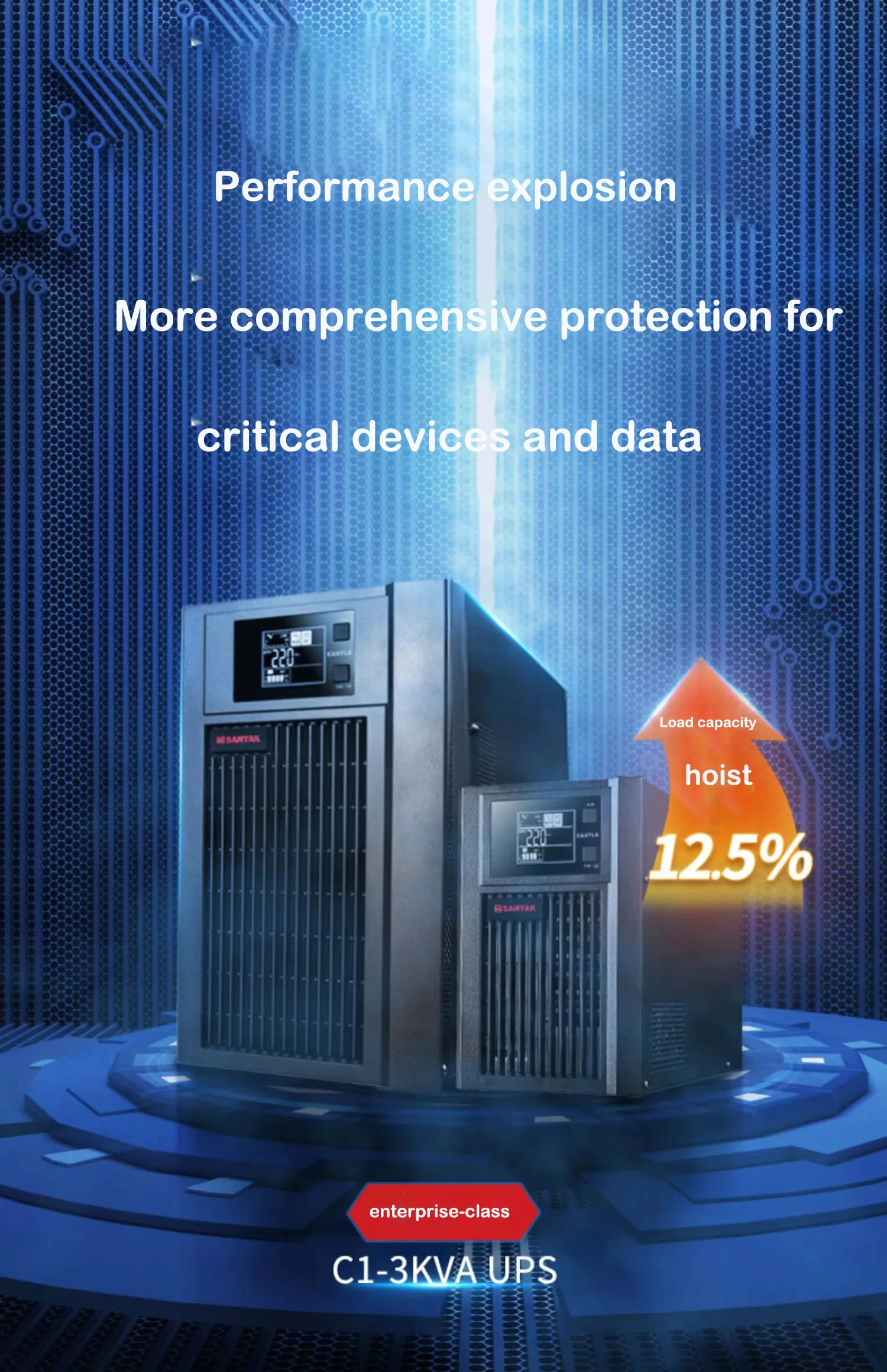 Ups Uninterruble Power C3k 2700w Ups Power Supply Is Suitable For Home