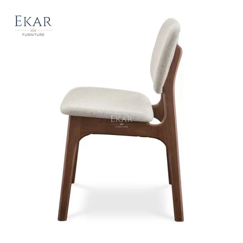 product customized contemporary dining room upholstered fabric solid wood leg luxury dining room chairs-60