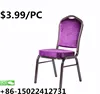 new design best price stackable metal furniture rental banquet chairs