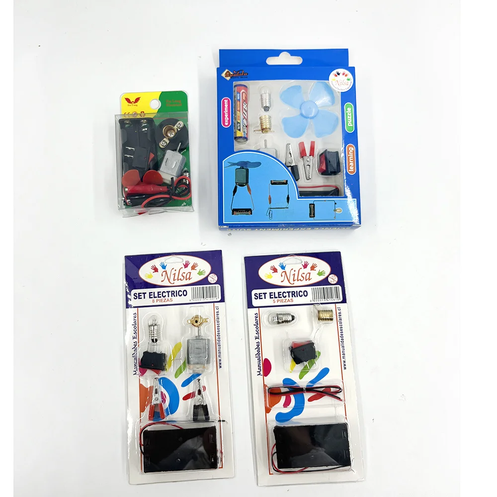 Kids Electric Circuit DIY Physics Experiment Kit School Science Light ...