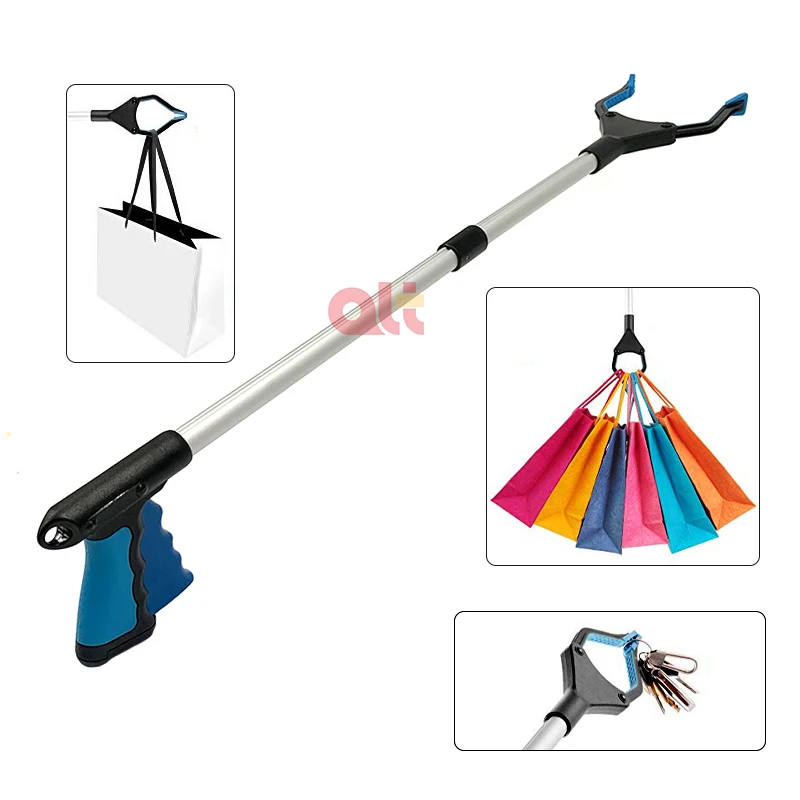 80cm Garbage Pickup Tool Long Arm Stick Rubbish Grabber Clip Extending