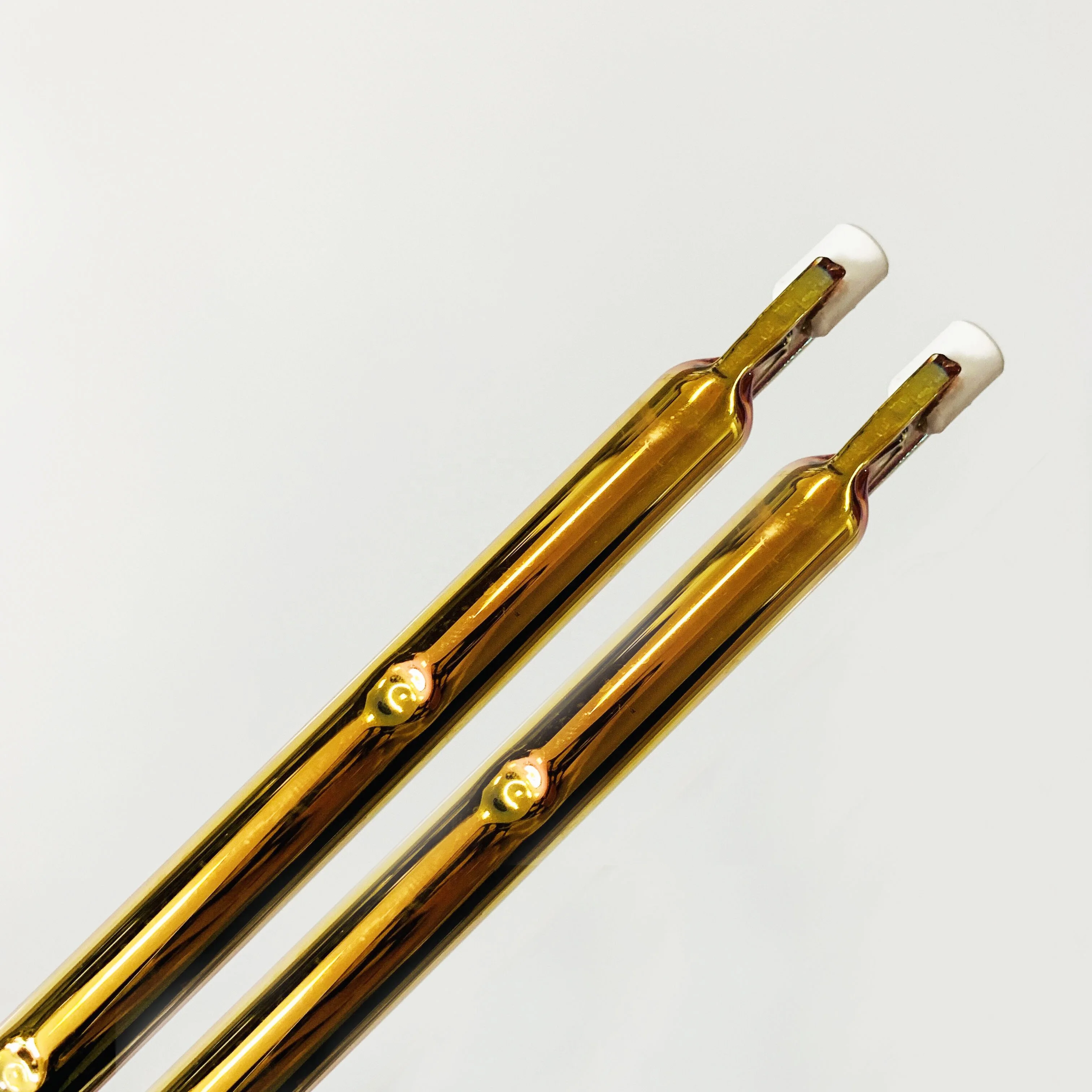 Gold plating infrared halogen ir lamp tube industrial heating lights