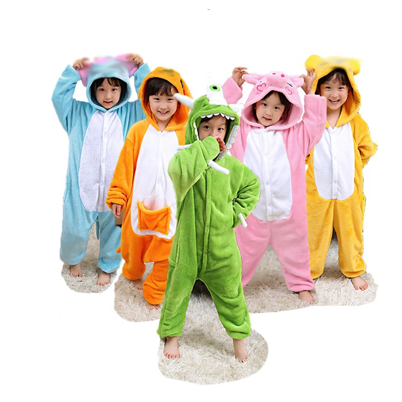
2020 NLM Wholesale children cartoon animal unicorn pajamas pijamas set for kids 
