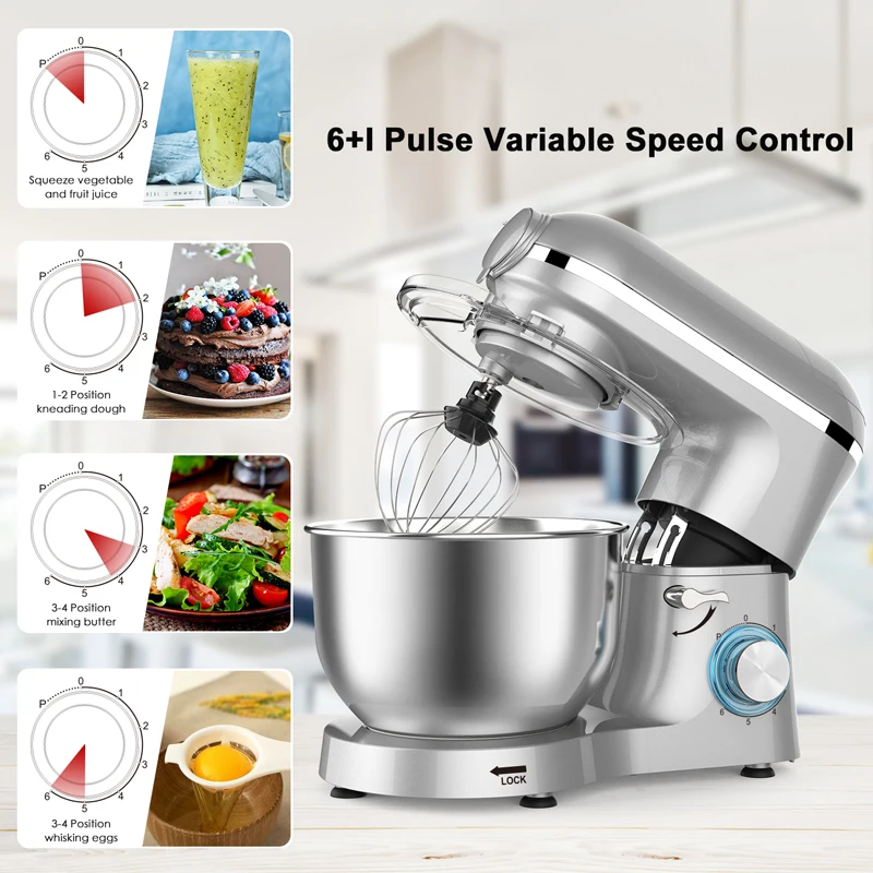 Use Food Processor 3 In 1 Blender Dough Mixer Machine Stand Best Seller