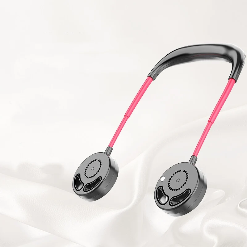2020 Hands-free Mini Portable USB Rechargeable Outdoor Sports Lazy Hanging Neck Band Portable Fan - ANKUX.COM