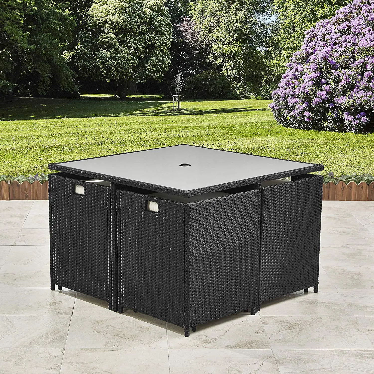 garden cube rattan set