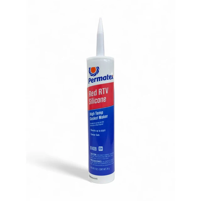 Permatex 81409 High-temp Red Rtv Silicone Gasket,11 Oz. Formulated For ...