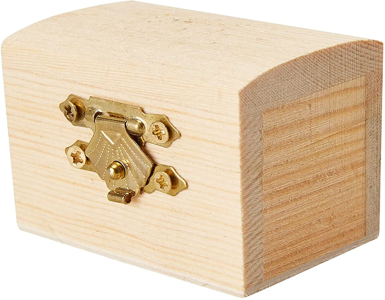 Runwna Unfinished Wood Treasure Chest 12pack Wooden Treasure Boxes