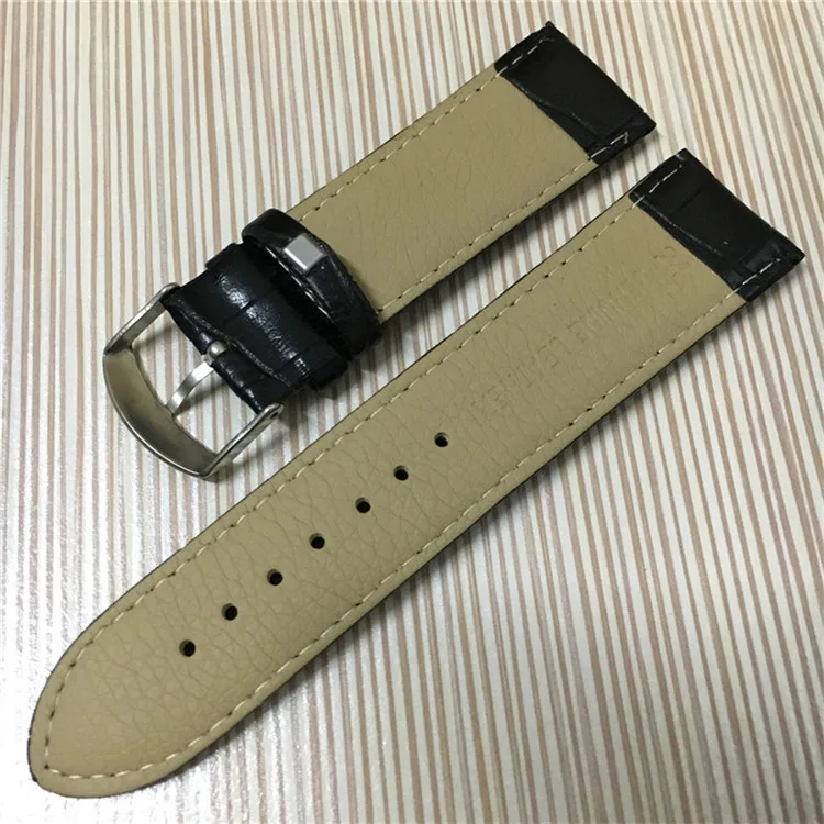 Cheapest 12/14/16/18/20/22/24mm Watchbands Pu Leather Bamboo Grain
