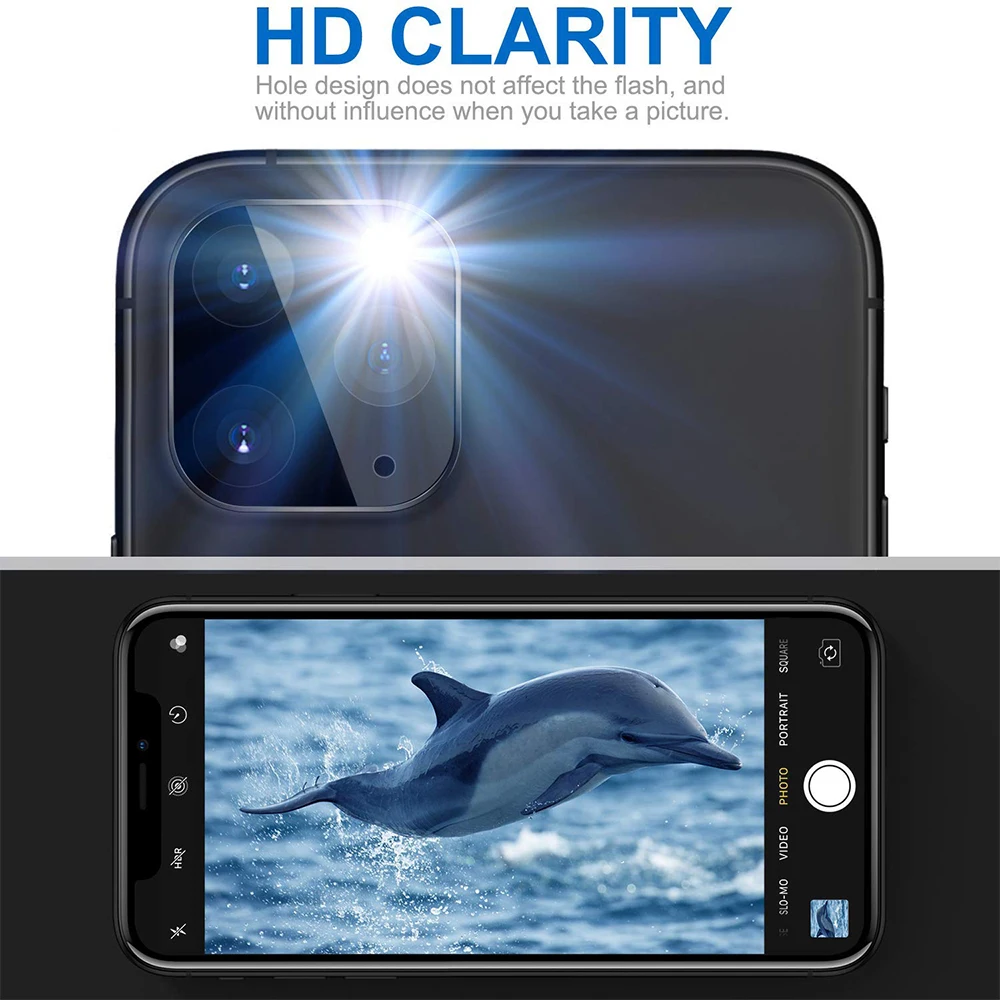 2019 NEUE PRODUKT 2 Pack Kamera Objektiv Screen Protector f&uuml;r iPhone 11 PRO MAX - ANKUX.COM