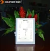 Newest led backlit menu illuminated menu board