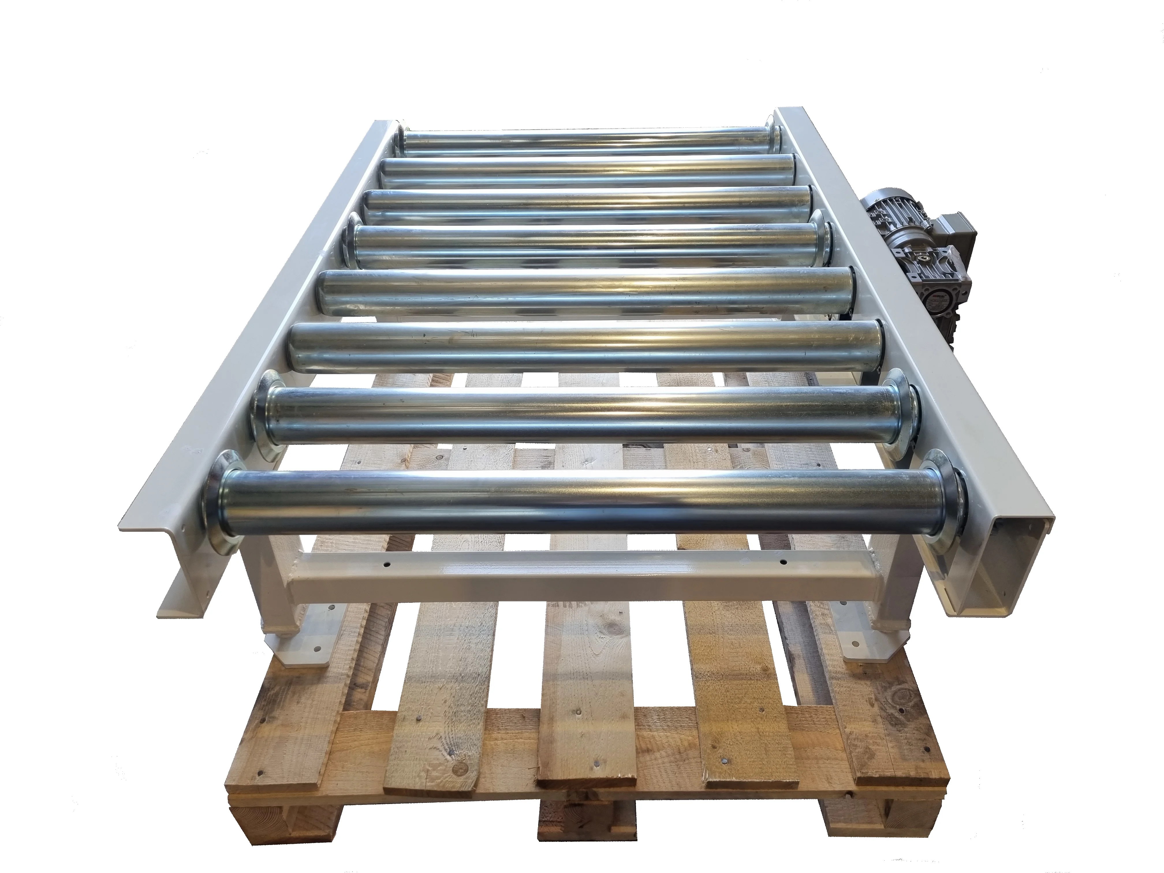 10m Mobile Powered Roller Conveyor Driven By Friction Belt Logistics Warehousing Conveyor Buy