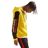 Custom Mens Colorblock Pullover Nylon Printed Windbreaker