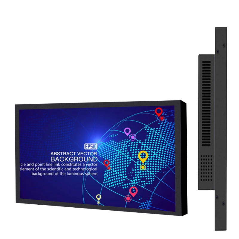 
43-inch LCD monitor for industrial monitoring equipment 