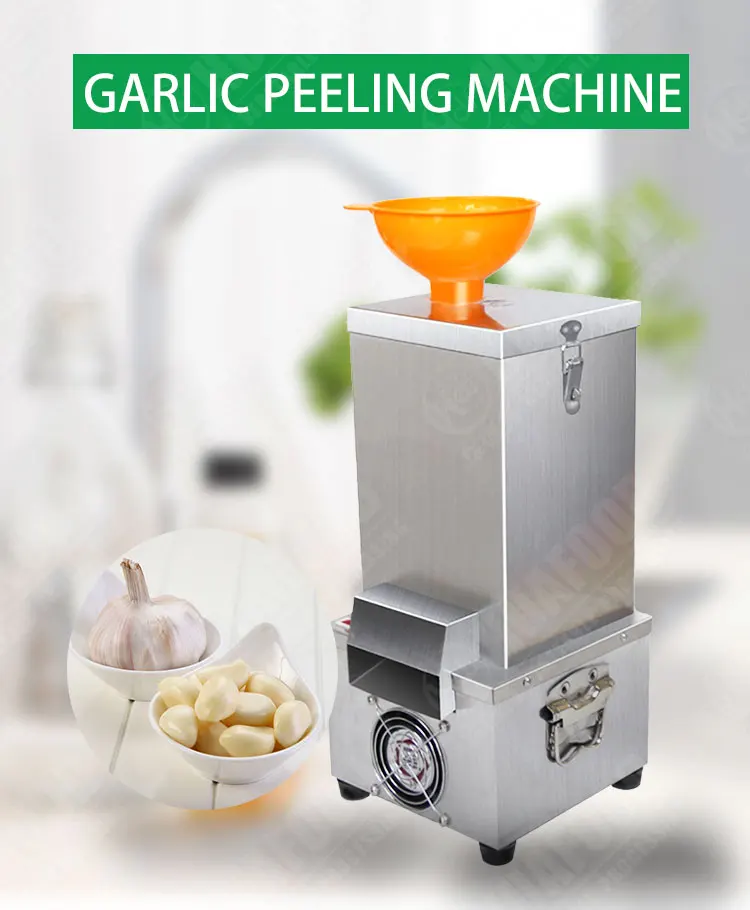 220V Commercial Electric Garlic Peeling Machine Garlic Peeler Production  25kg/h