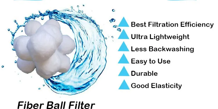 Pool Clean Water Polyester Fiber Balls Bio Filter Media