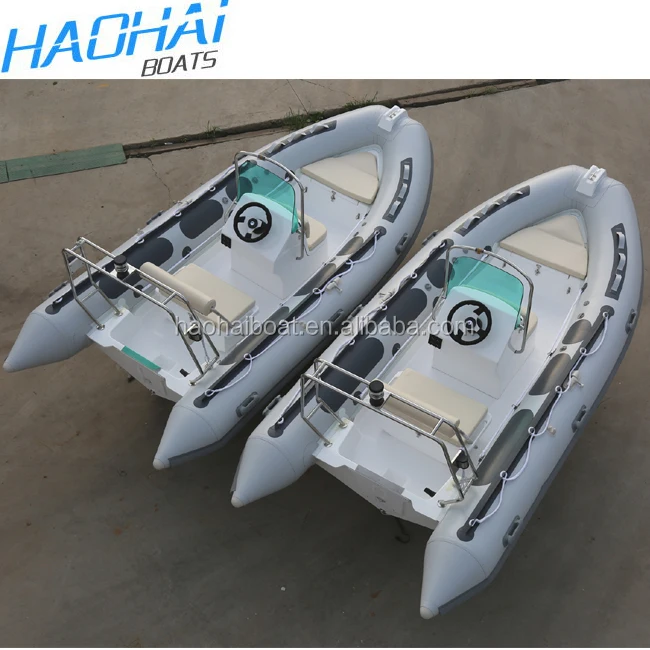 420 14.1ft Inflatable Rib Boat Fiberglass Hypalon Sport Rib Inflatable