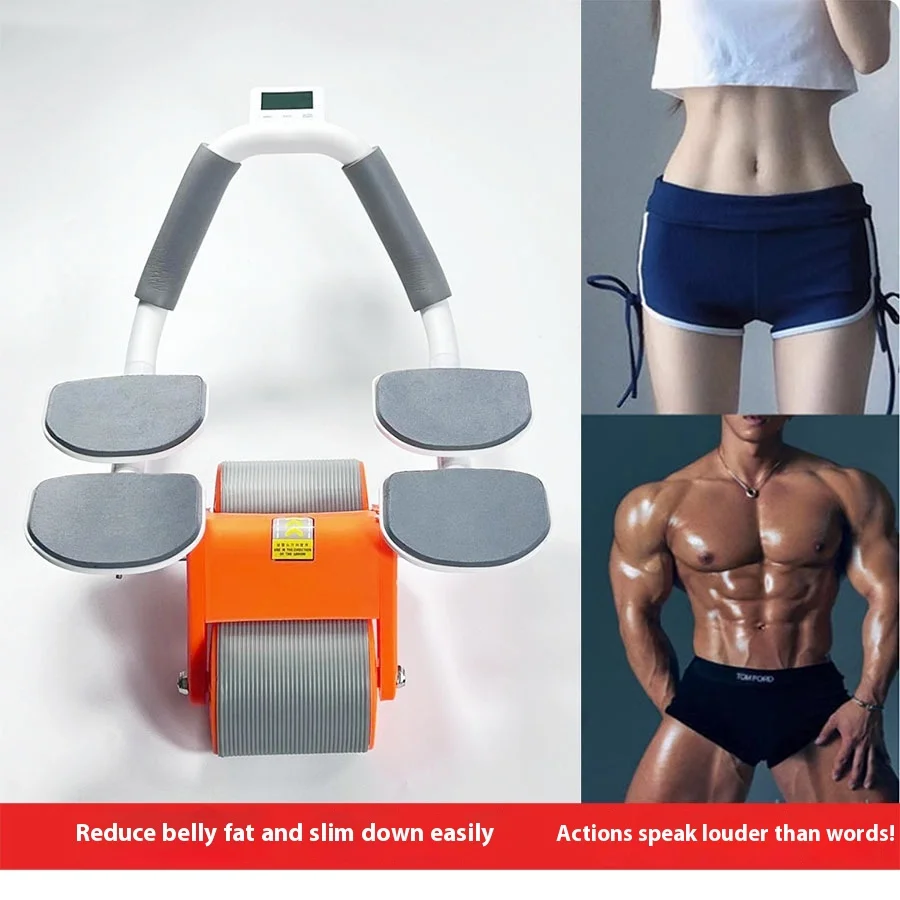 Factory Direct Two-Wheel Four-Ellbow Abdominal Muscle Trainer Flat Support for Ab Roller Wheels for Automatic Rebound Elbow