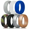 The Ring For Men Embossed Silicone Colourful Wedding Rings Silicone Rubber Wedding Bands Finger ring 8.7mm Wide