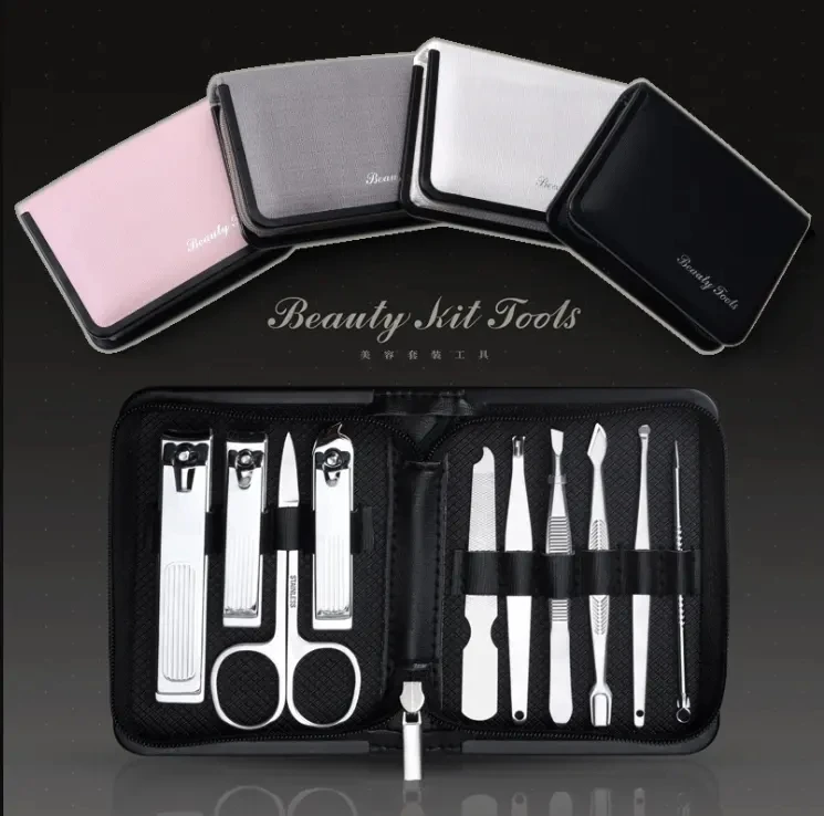product professional factory pedicure tools 10 pcs manicure set-4