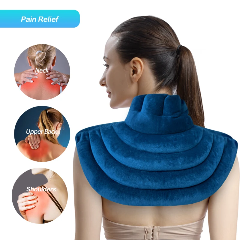 Moist Heat Weighted Microwavable Heating Pads For Neck Shoulders Back