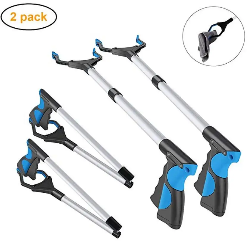 best sale cheap Foldable Gripper Kitchen Litter Reaching Picker Help Hand Tool Pick Up Grabber lightweight grabber