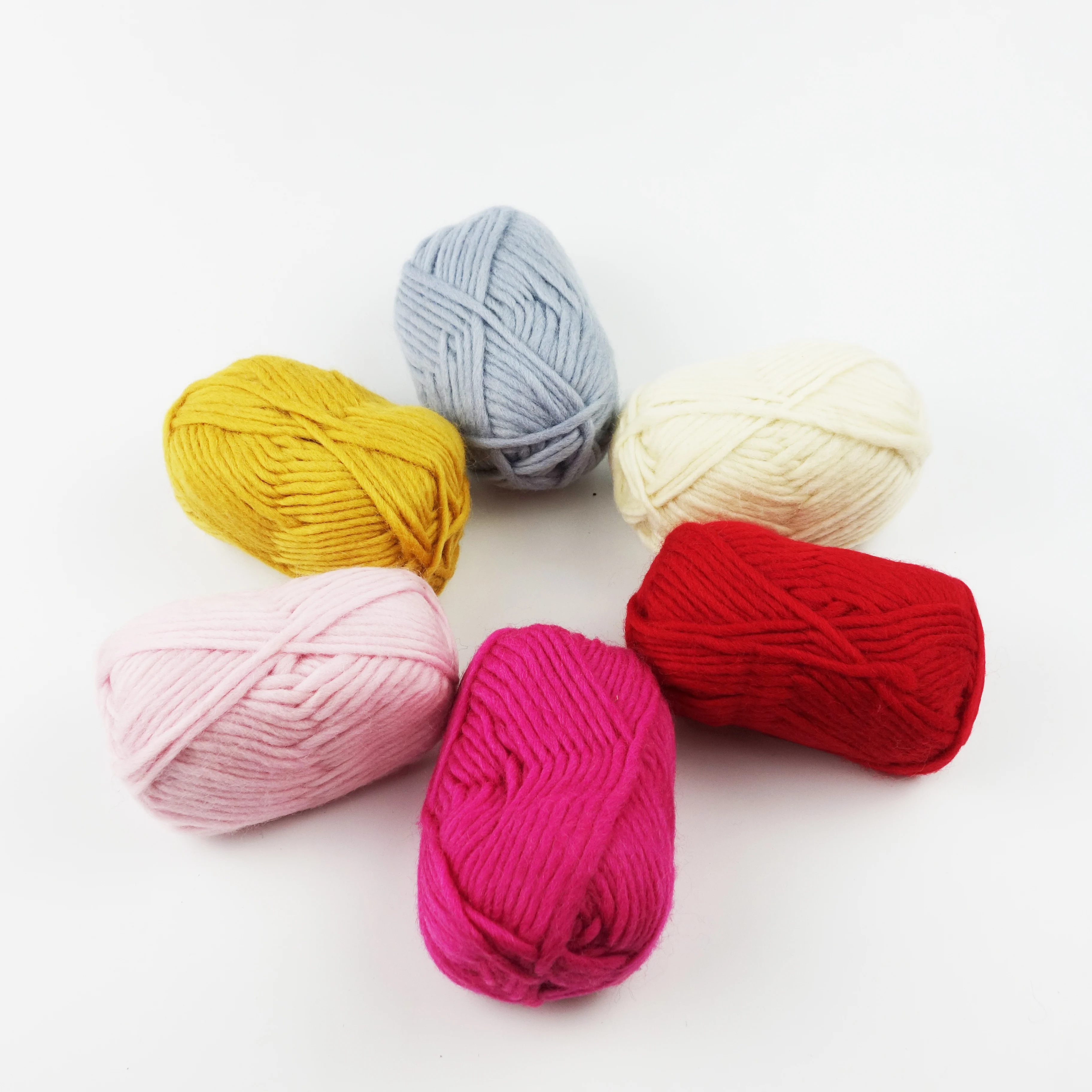 100 Wool 1nm Multicolor Chunky Wool Yarn For Knitting Crochet Buy