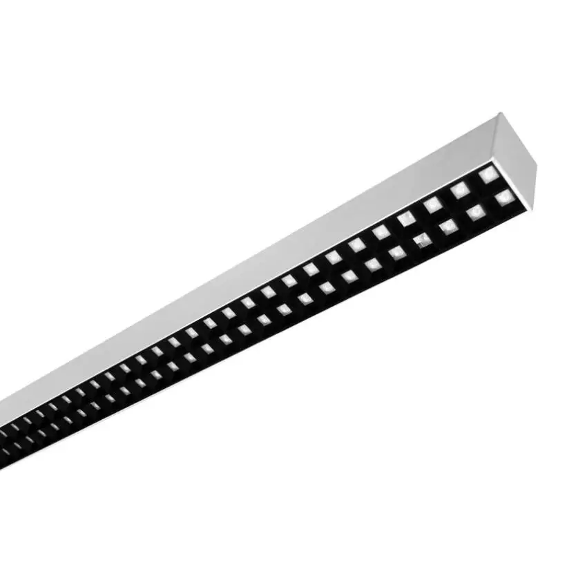 
China manufacturer 1200mm 1500mm length customized glare-free led ceiling linear light for public indoor lighting 