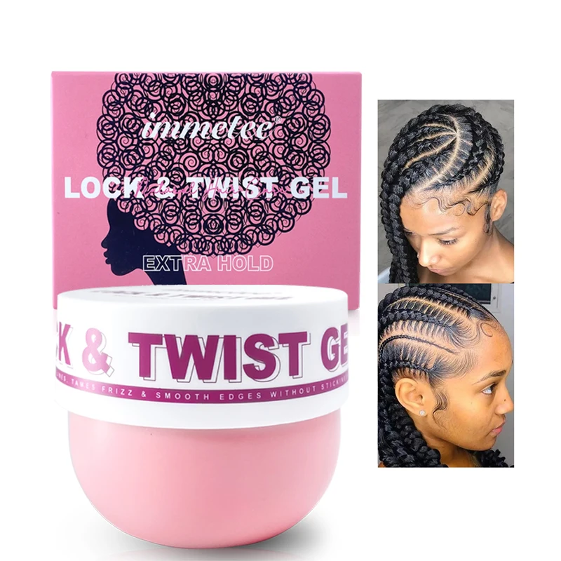 Braid Loc And Twist Gel Extreme Hold Hair Braid Gel Private Label Edge Control Styling Firm Hold 9621